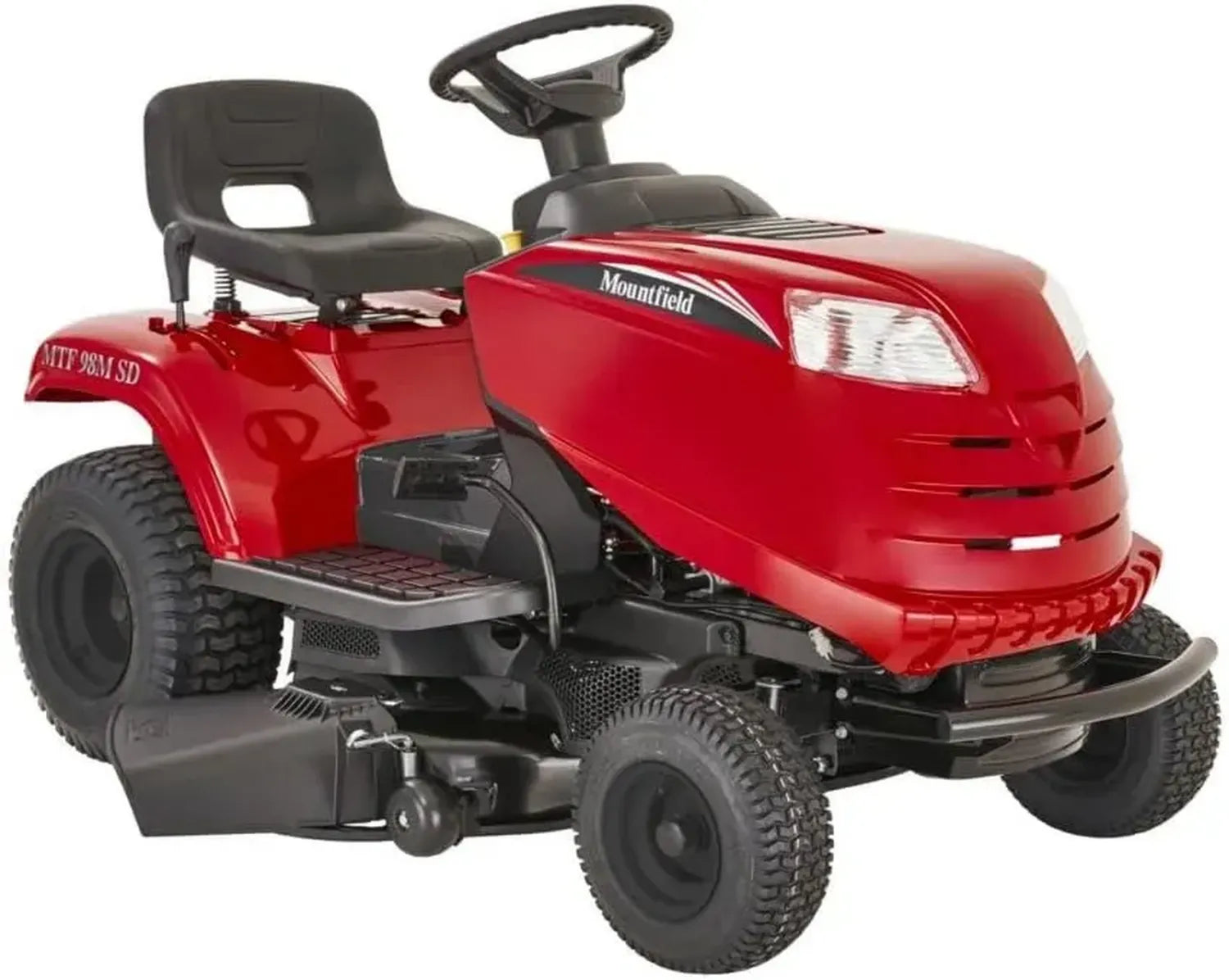 Trattorino MTF 98M SD Mountfield, 352 cc, scarico laterale, piatto 98 cm, 7 altezze taglio, accessorio mulching opzionale