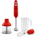 Frullatore a Immersione Smeg Rosso 700W con Accessori e Funzione Turbo